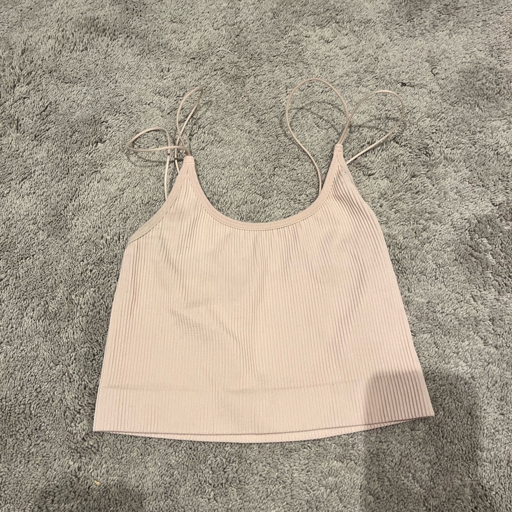 Sunday Best Blush Ribbed Camisole